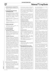 RelenzaTM 5 mg/Dosis - GSK