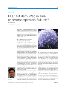 CLL - Swiss Medical Forum