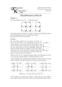 Beispiellösungen zu Blatt 95 - Mathematik an der Universität Göttingen