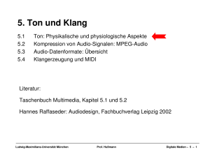 5. Ton und Klang - LMU München
