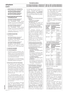 Levodopa/Carbidopa-ratiopharm® 100 mg / 25 mg Retardtabletten