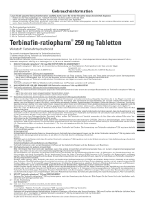 Terbinafin-ratiopharm® 250 mg Tabletten - medikamente-per