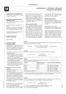 Levetiracetam - 1 A Pharma® 100 mg/ml Lösung zum Einnehmen