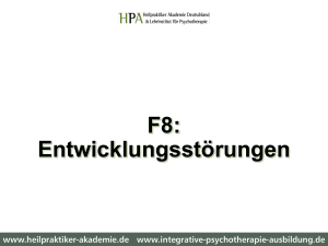 F8: Entwicklungsstörungen - hpa