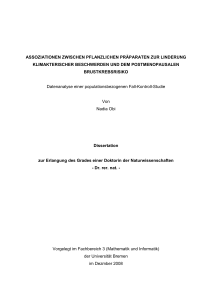 assoziationen zwischen pflanzlichen präparaten - nbn