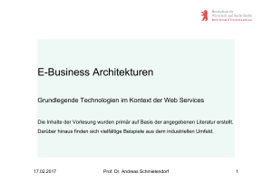 E-Business Architekturen