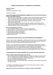 INFORMATION FÜR ANWENDER Solosin® Tropfen 104 mg/ml