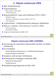 3. Objekt-relationale DBS - Abteilung Datenbanken Leipzig