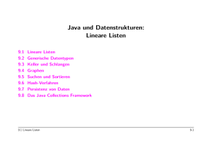 Java und Datenstrukturen