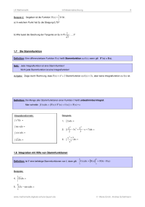 dxx ∫ ∫ = dt²t3 )x(F 3 1 + = = = c)x(F)}x(f)x´(F|)x(F{ dx)x(f = xdx2 = +