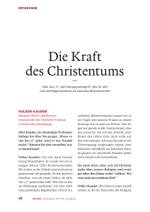 Die Kraft des Christentums - Konrad-Adenauer