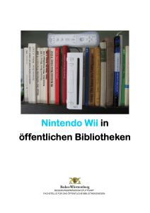 Nintendo Wii in öffentlichen Bibliotheken öffentlichen Bibliotheken
