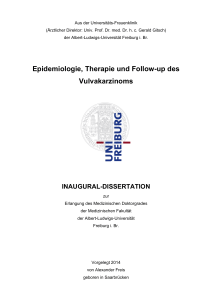 Epidemiologie, Therapie und Follow