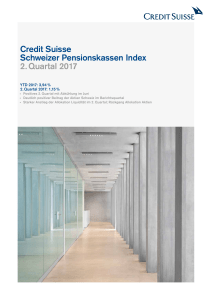 PDF Credit Suisse Schweizer Pensionskassen Index 2. Quartal 2017