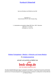 Kursbuch Ultraschall - ReadingSample - Beck-Shop