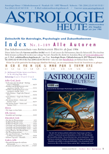 astrologie - bei Astrologie Heute