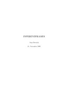 inferenzframes - Institute of Information Sciences and Technology