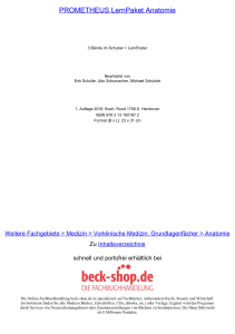 PROMETHEUS LernPaket Anatomie - ReadingSample - Beck-Shop