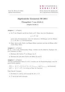 Algebraische Geometrie SS 2011
