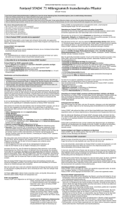 Fentanyl STADA® 75 Mikrogramm/h transdermales