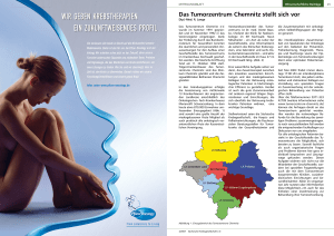 Das Tumorzentrum Chemnitz stellt sich vor