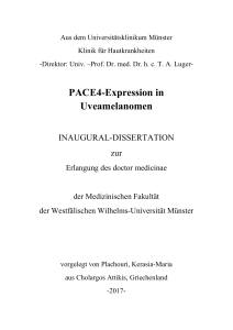 PACE4-Expression in Uveamelanomen