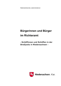 Bürgerinnen und Bürger im Richteramt