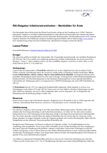 RKI-Ratgeber Infektionskrankheiten – Merkblätter