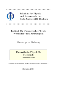 Ф Fakultät für Physik und Astronomie der Ruhr