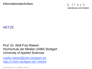 Stuttgart University of Applied Sciences mailto:riekert@hdm