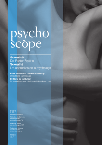 Psychoscope 11/2010 - Föderation der Schweizer Psychologinnen