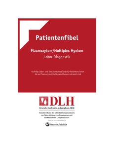 Patientenfibel - Plasmozytom Myelom Selbsthilfegruppe Hamburg