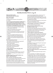 NOBILIN BIOTIN 5 mg N