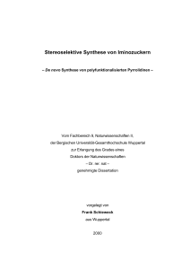 Stereoselektive Synthese von Iminozuckern