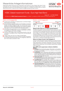 Wesentliche Anlegerinformationen HSBC Global - ING