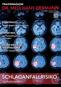 scHLaGanfaLLrisiko - Dr. med. Hans Germann home