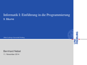 Informatik I: Einführung in die Programmierung