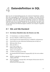 4Datendefinition in SQL