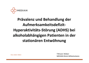 Hyperaktivitäts-Störung (ADHS)