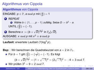 Algorithmus von Cippola