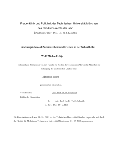Frauenklinik und Poliklinik der Technischen Universit&auml;t