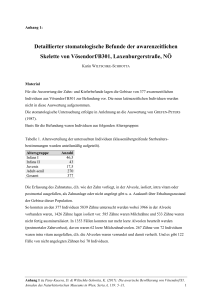 Stomatologische Befunde Vösendorf B301