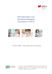 Psychiatrie II - DHBW Stuttgart