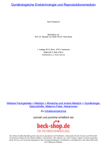 Gynäkologische Endokrinologie und - Beck-Shop
