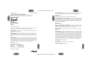 Beipackzettel ZEEL ad us.vet.Tabletten - Shop