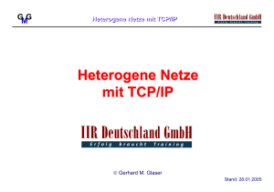 Heterogene Netze mit TCP/IP