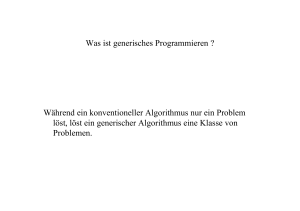 Was ist generisches Programmieren