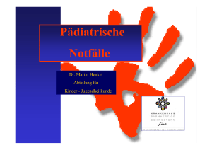 Pädiatrische Notfälle