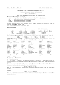 C-C++-Kurs Februar/März 2004 02