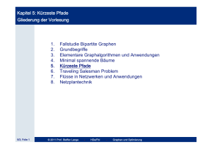 Kapitel 5: Kürzeste Pfade Gliederung der Vorlesung 1 - fbi.h